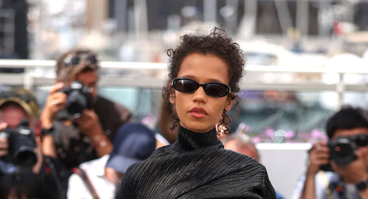 CANNES, FRANCE - MAY 18: Taylor Russell attends the "Hope" photocall at the 79th annual Cannes Film ...