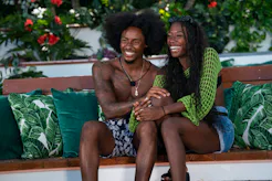 LOVE ISLAND USA -- Episode 633 -- Pictured: (l-r) Kordell Beckham, Serena Page -- (Photo by: Kim Nun...