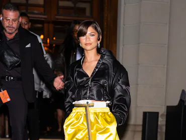 NEW YORK, NEW YORK - MAY 20: Zendaya attends Louis Vuitton Cruise 2027 at the Frick Collection on Ma...