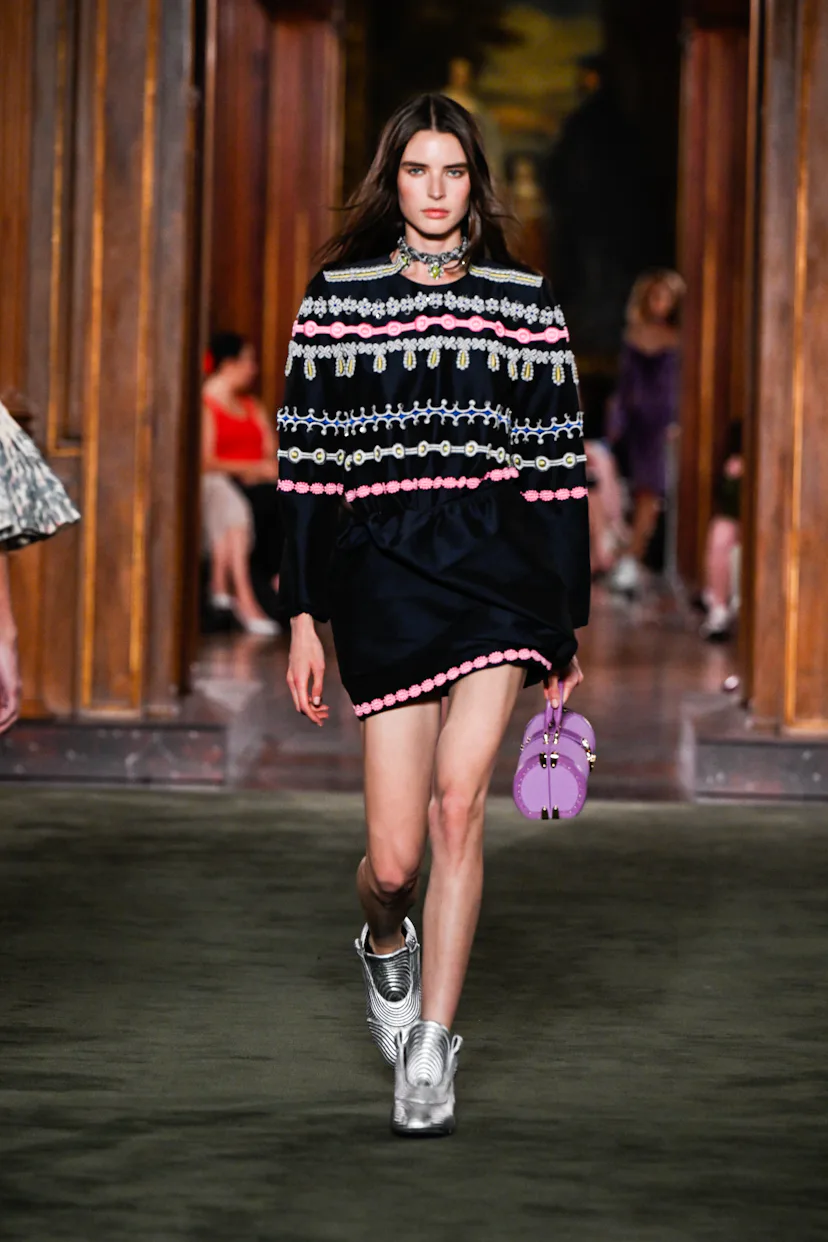 Model on the runway at the Louis Vuitton 2027 Cruise Collection Show