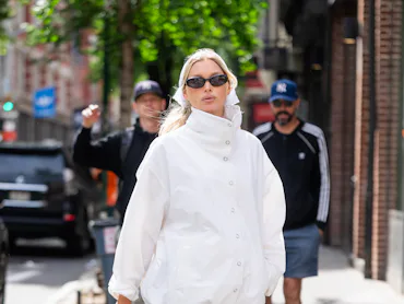 NEW YORK, NEW YORK - MAY 22: Elsa Hosk is seen in SoHo on May 22, 2026 in New York City. (Photo by T...