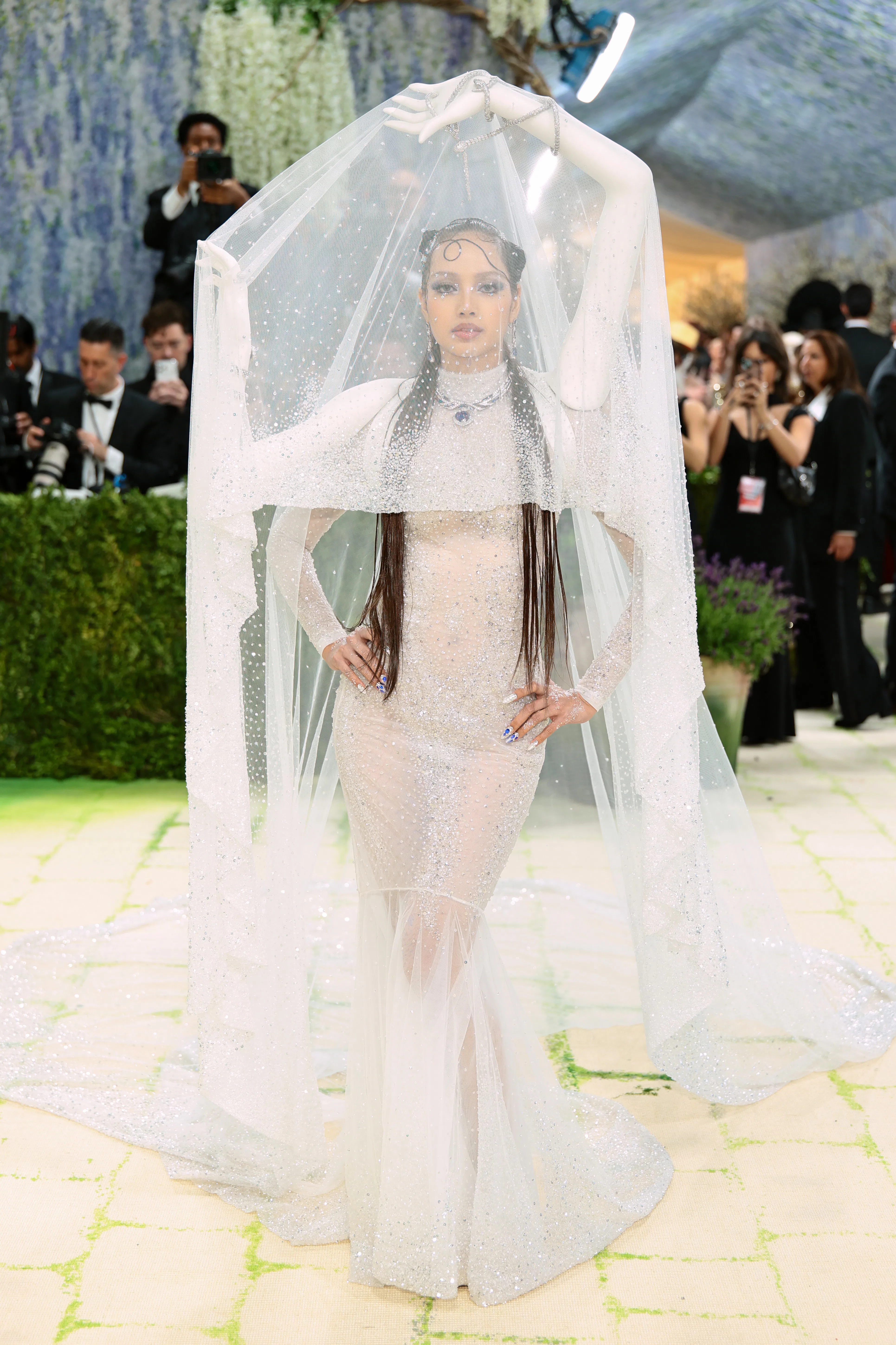 NEW YORK, NEW YORK - MAY 04: Lisa attends the 2026 Met Gala celebrating "Costume Art" at the Metropo...