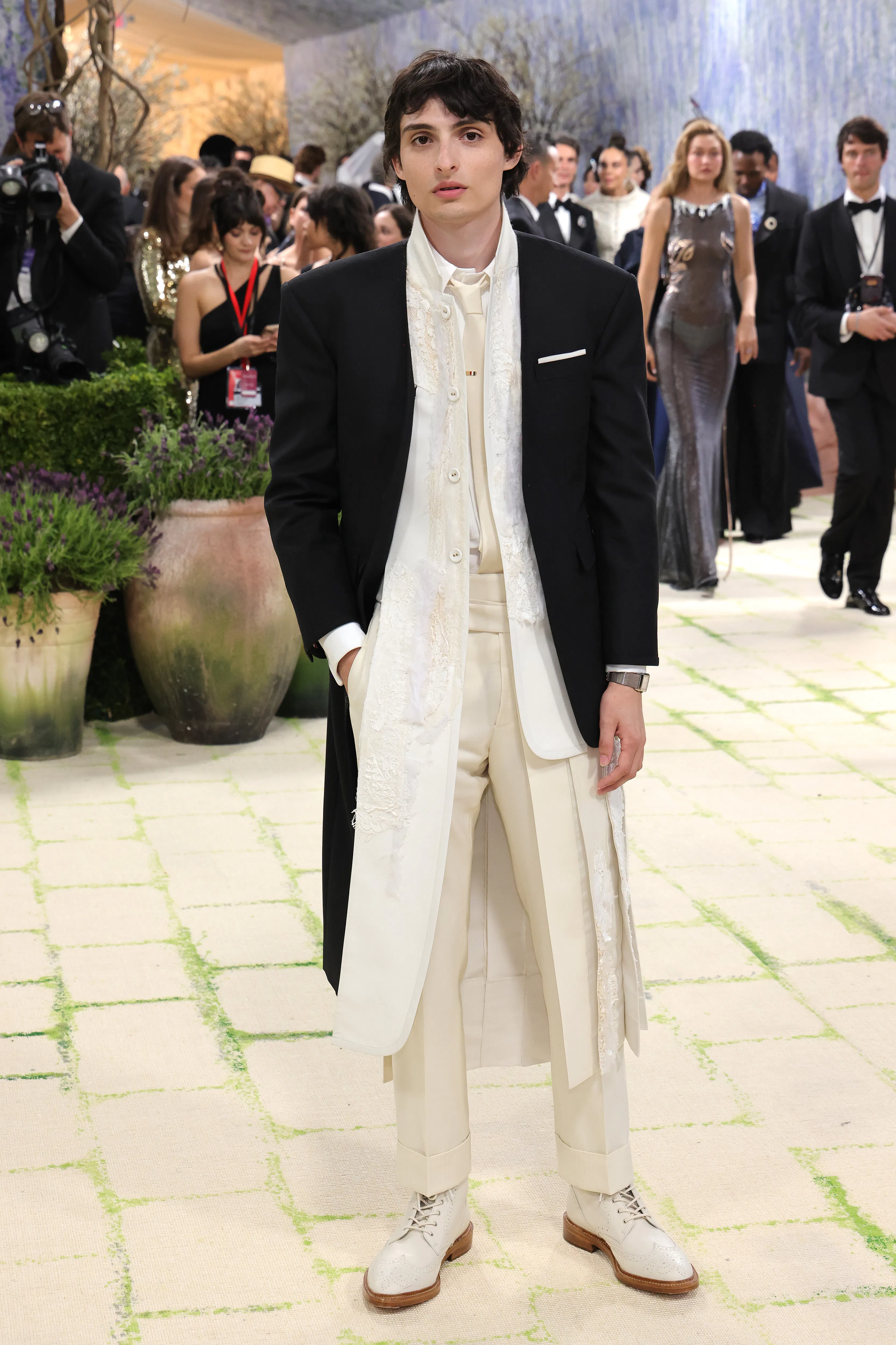NEW YORK, NEW YORK - MAY 04: Finn Wolfhard attends the 2026 Met Gala celebrating "Costume Art" at th...