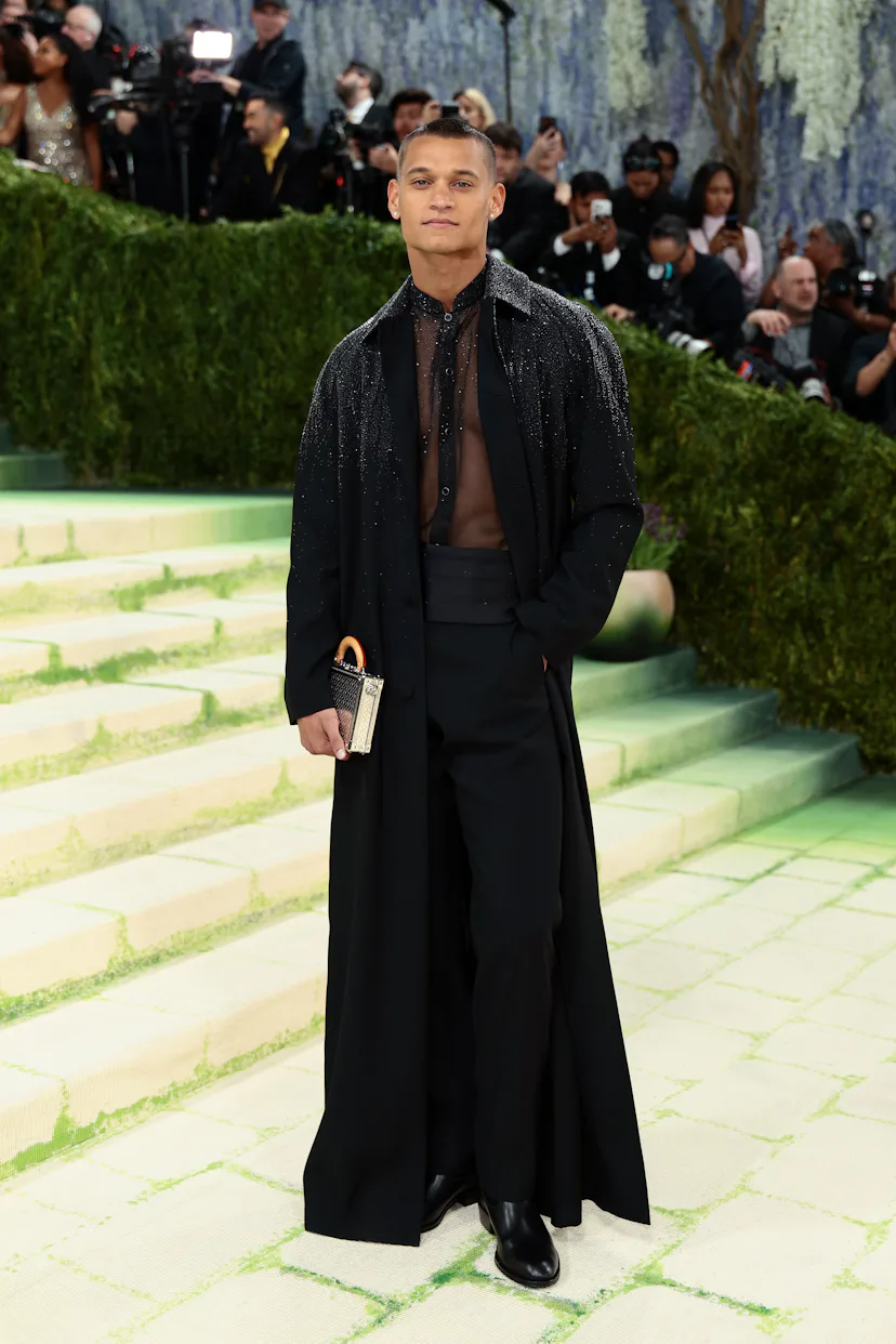 NEW YORK, NEW YORK - MAY 04: Tyriq Withers attends the 2026 Met Gala celebrating "Costume Art" at th...