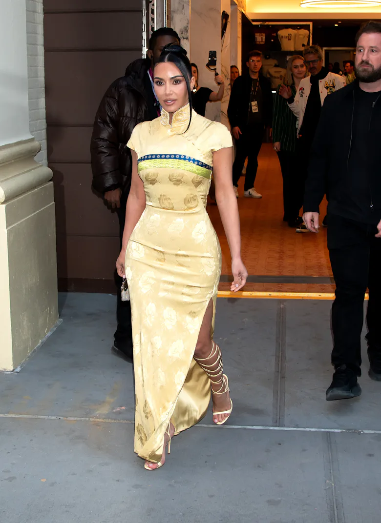 Kim Kardashian Casually Steps Out in Vintage Dior and an Ultra-rare Herms Bag Kim Kardashian Casually Steps Out in Vintage Dior and an Ultra-rare Herms Bag