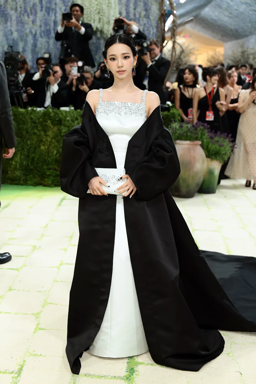 NEW YORK, NEW YORK - MAY 04: Karina attends the 2026 Met Gala celebrating "Costume Art" at the Metro...