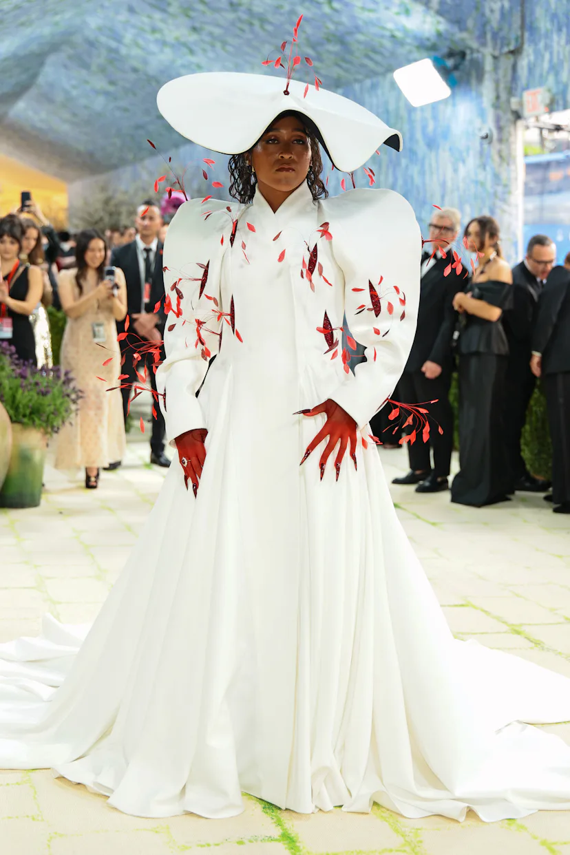 NEW YORK, NEW YORK - MAY 04: Naomi Osaka attends the 2026 Met Gala celebrating "Costume Art" at the ...