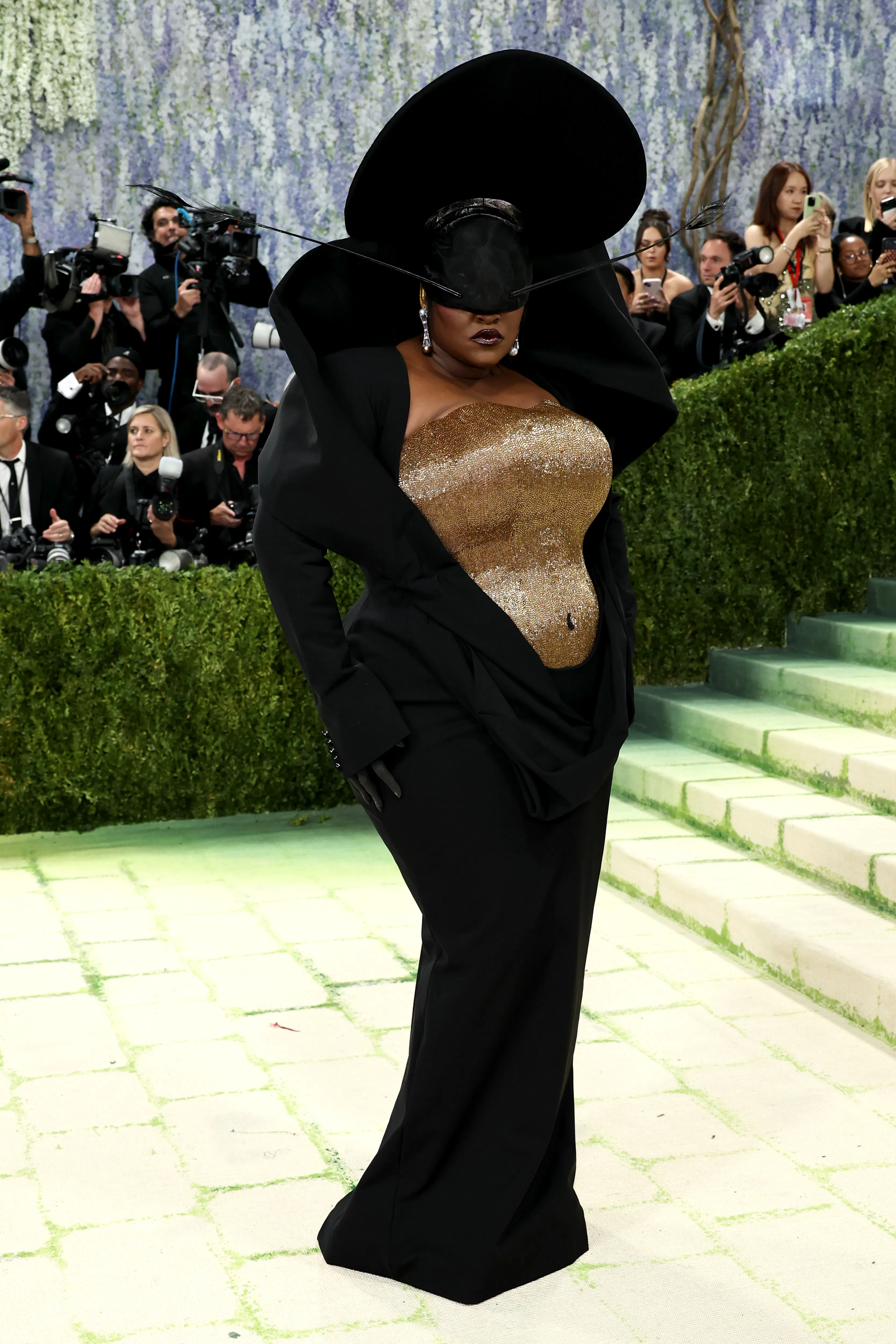 NEW YORK, NEW YORK - MAY 04: Yseult attends the 2026 Met Gala celebrating "Costume Art" at the Metro...