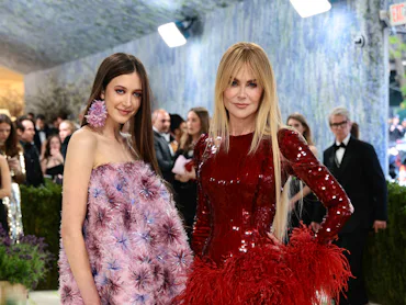NEW YORK, NEW YORK - MAY 04: (L-R) Sunday Rose Kidman Urban and Nicole Kidman attend the 2026 Met Ga...
