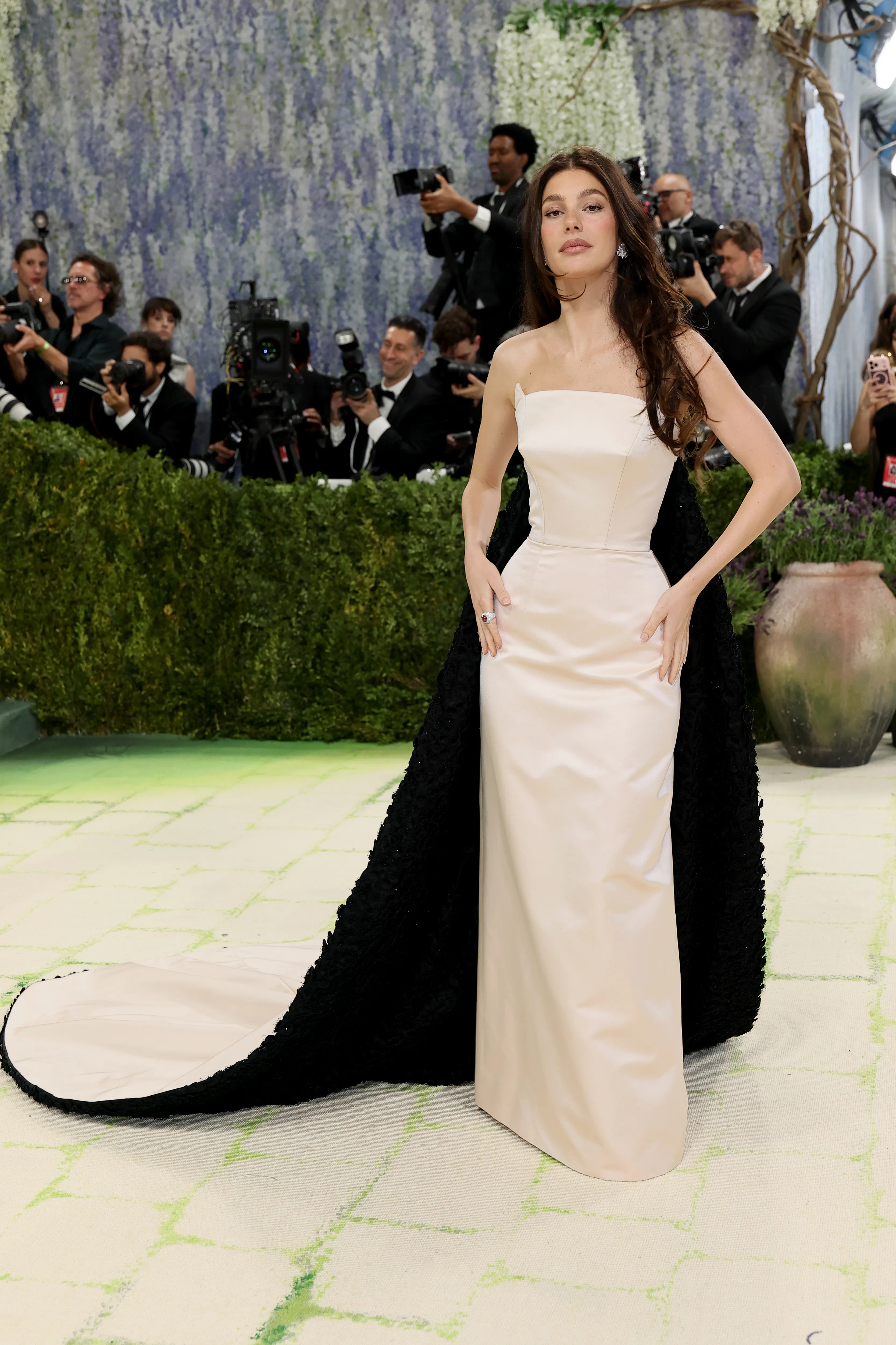 NEW YORK, NEW YORK - MAY 04: Camila Morrone attends the 2026 Met Gala celebrating "Costume Art" at t...