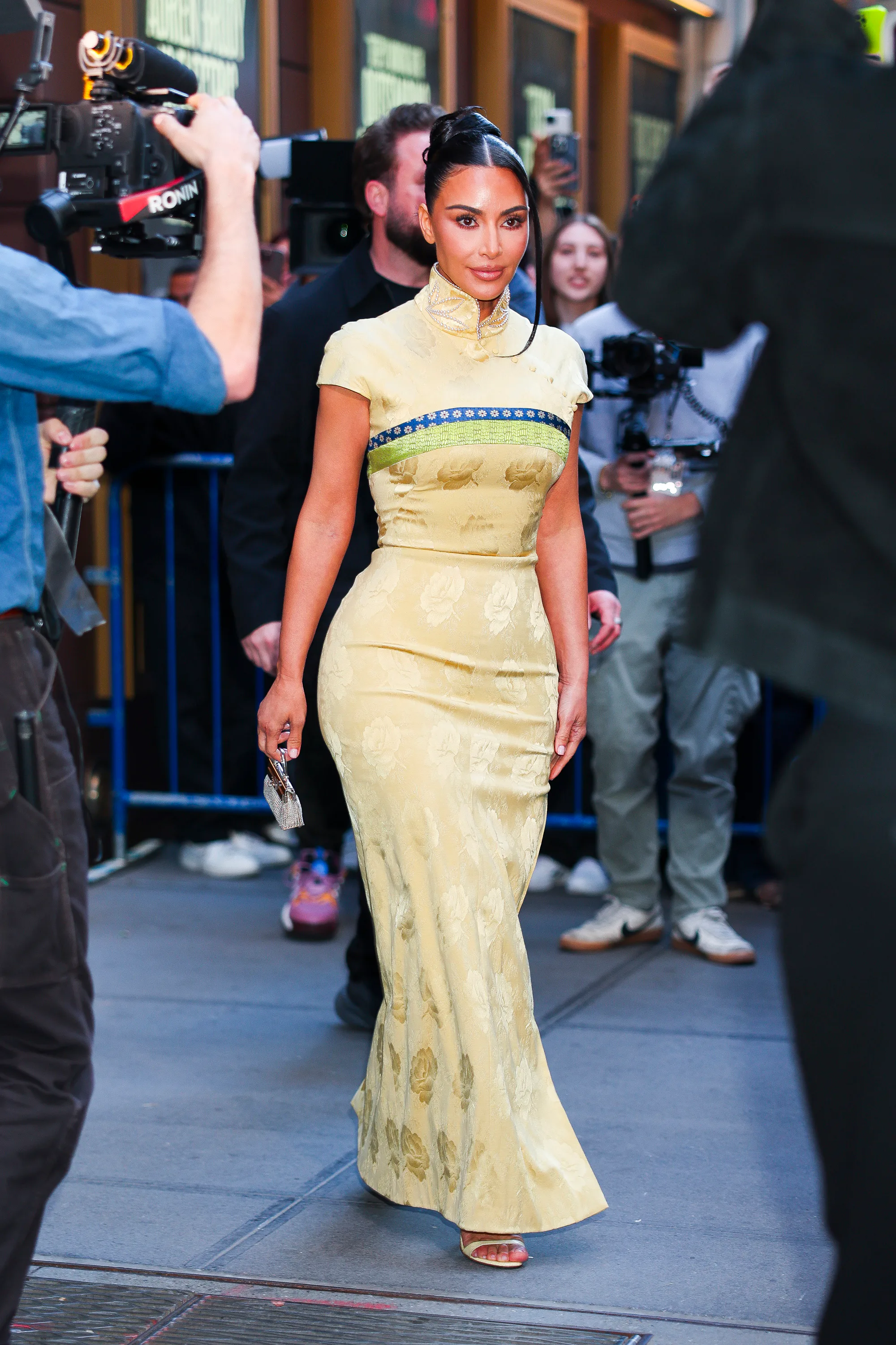 Kim Kardashian Casually Steps Out in Vintage Dior and an Ultra-rare Hermès Bag