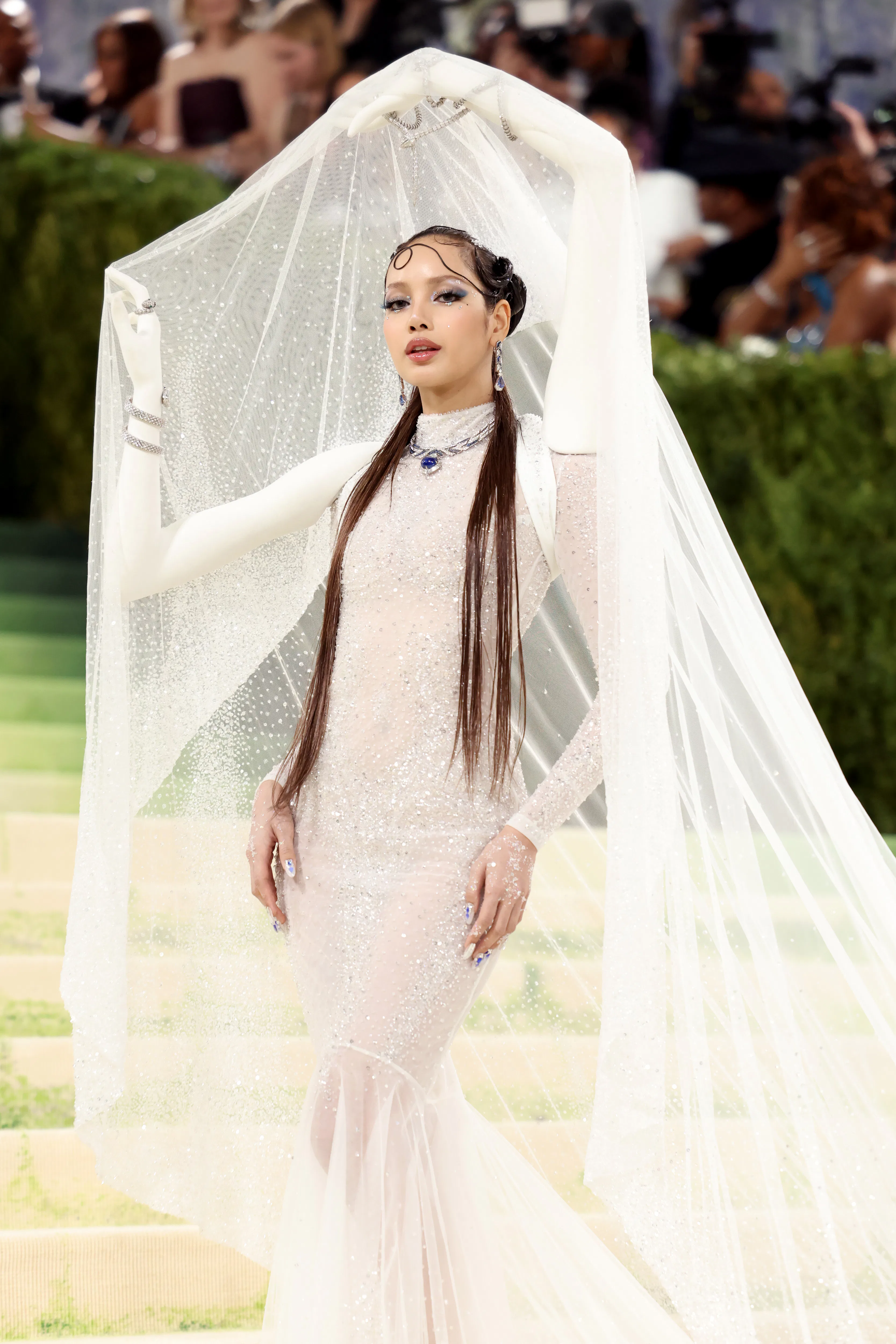 NEW YORK, NEW YORK - MAY 04: Lisa attends the 2026 Met Gala celebrating "Costume Art" at the Metropo...