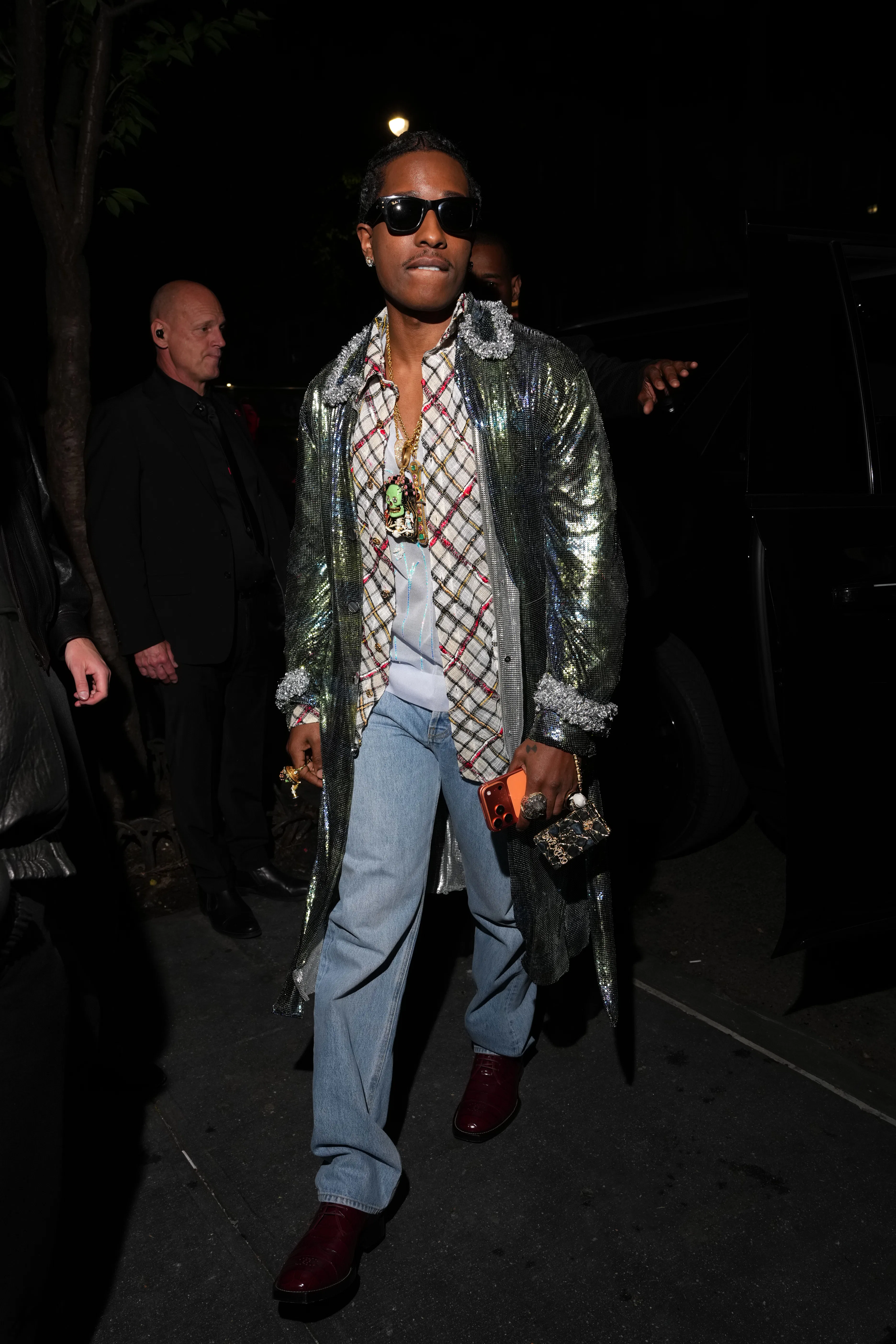 NEW YORK, NEW YORK - MAY 04: A$AP Rocky attends the Saint Laurent Met Gala after party at People's B...