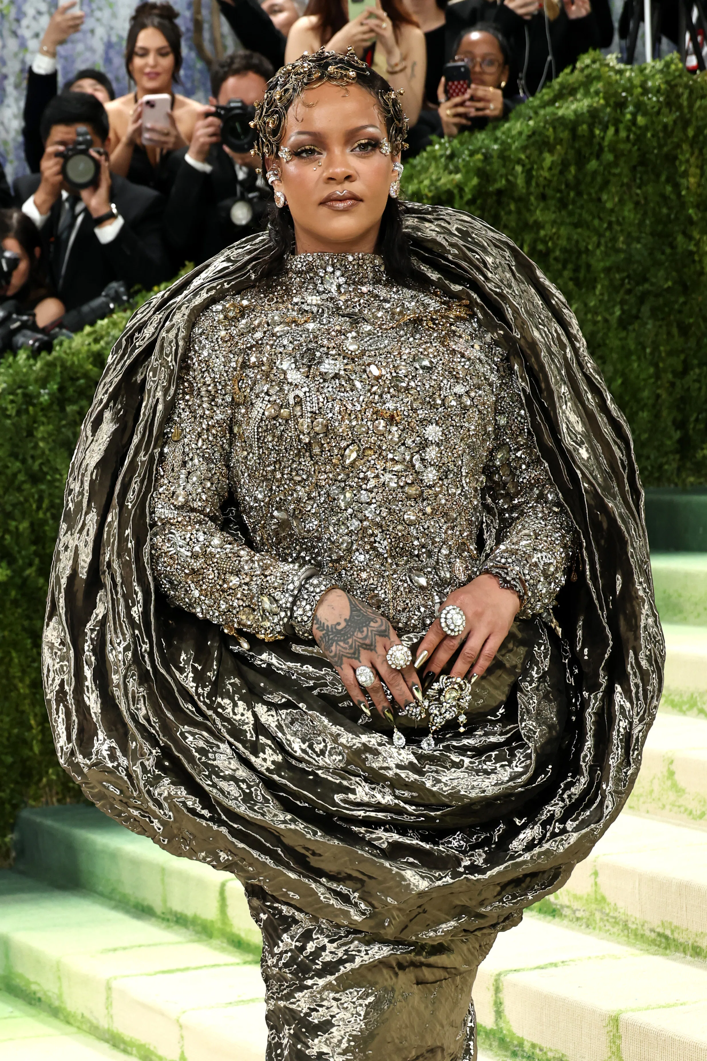 Rihanna attends the 2026 Met Gala 
