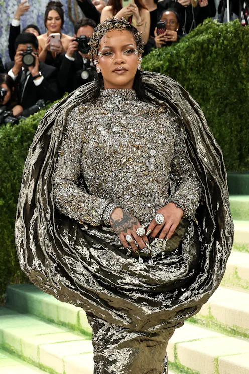Rihanna attends the 2026 Met Gala