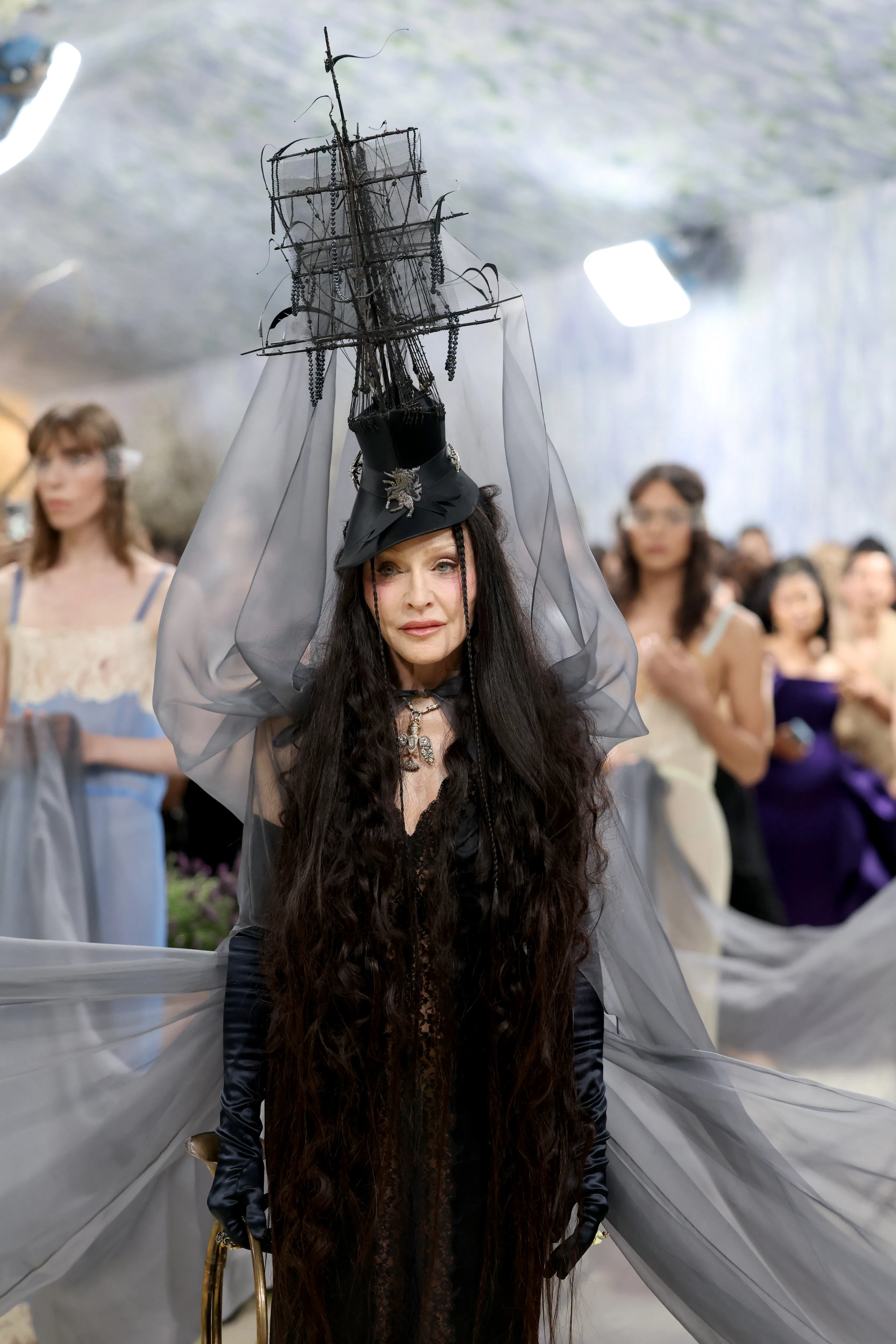 NEW YORK, NEW YORK - MAY 04: Madonna attends the 2026 Met Gala celebrating "Costume Art" at the Metr...