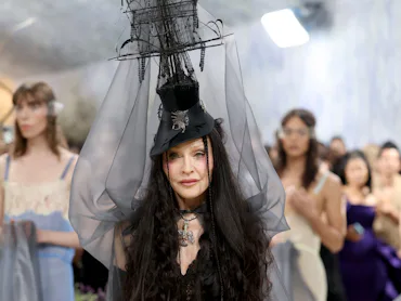 NEW YORK, NEW YORK - MAY 04: Madonna attends the 2026 Met Gala celebrating "Costume Art" at the Metr...