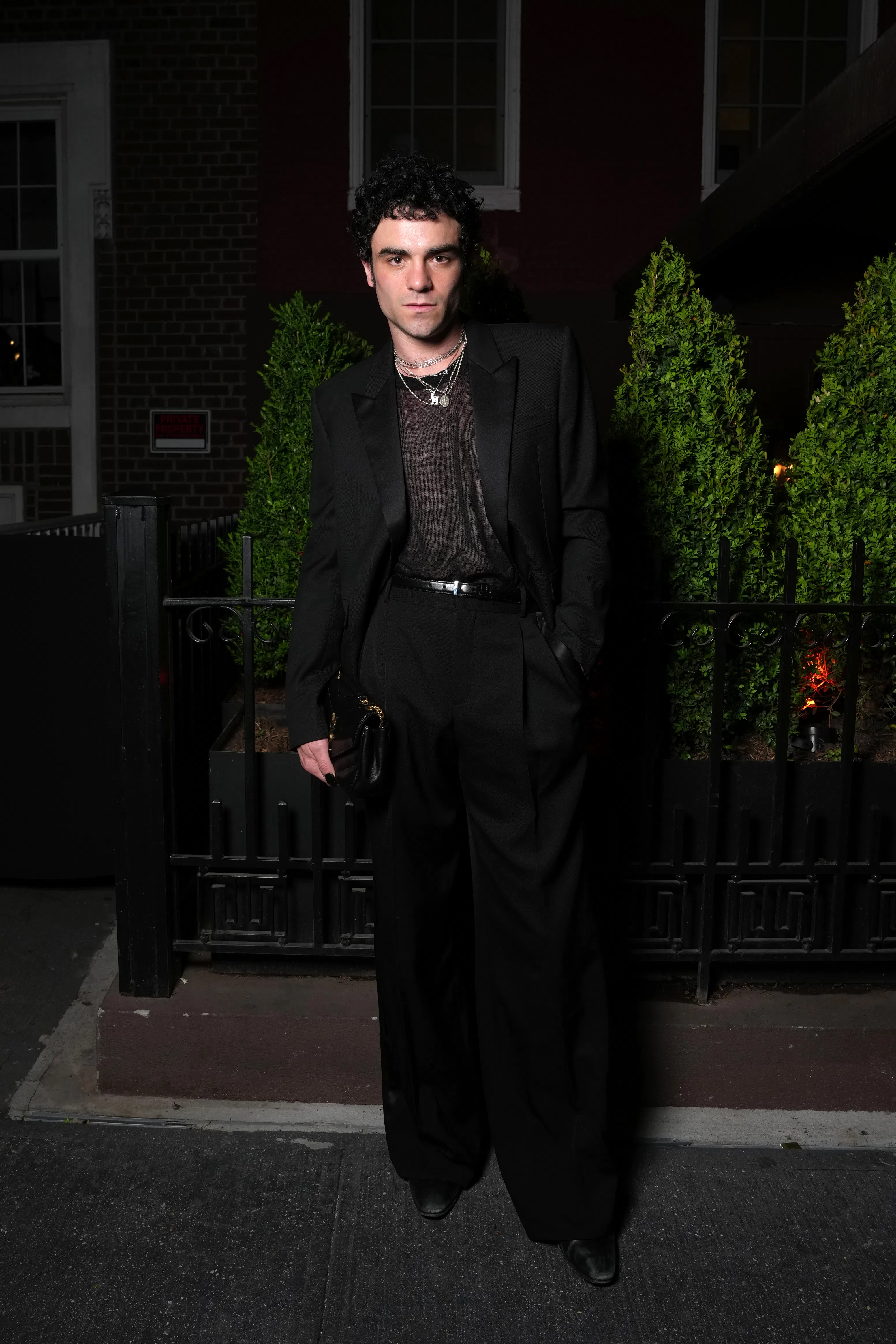 NEW YORK, NEW YORK - MAY 04: Del Water Gap attends the Saint Laurent Met Gala after party at People'...