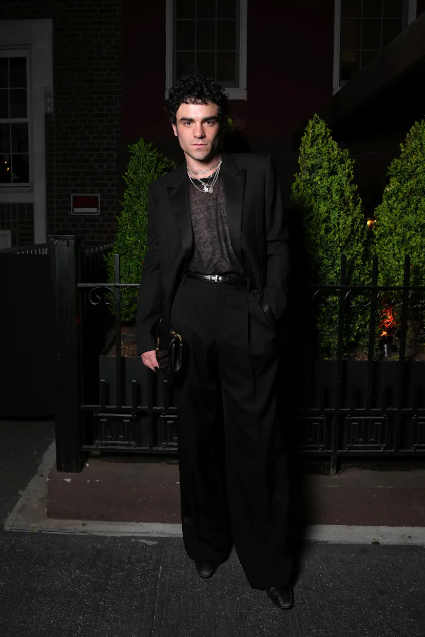 NEW YORK, NEW YORK - MAY 04: Del Water Gap attends the Saint Laurent Met Gala after party at People'...