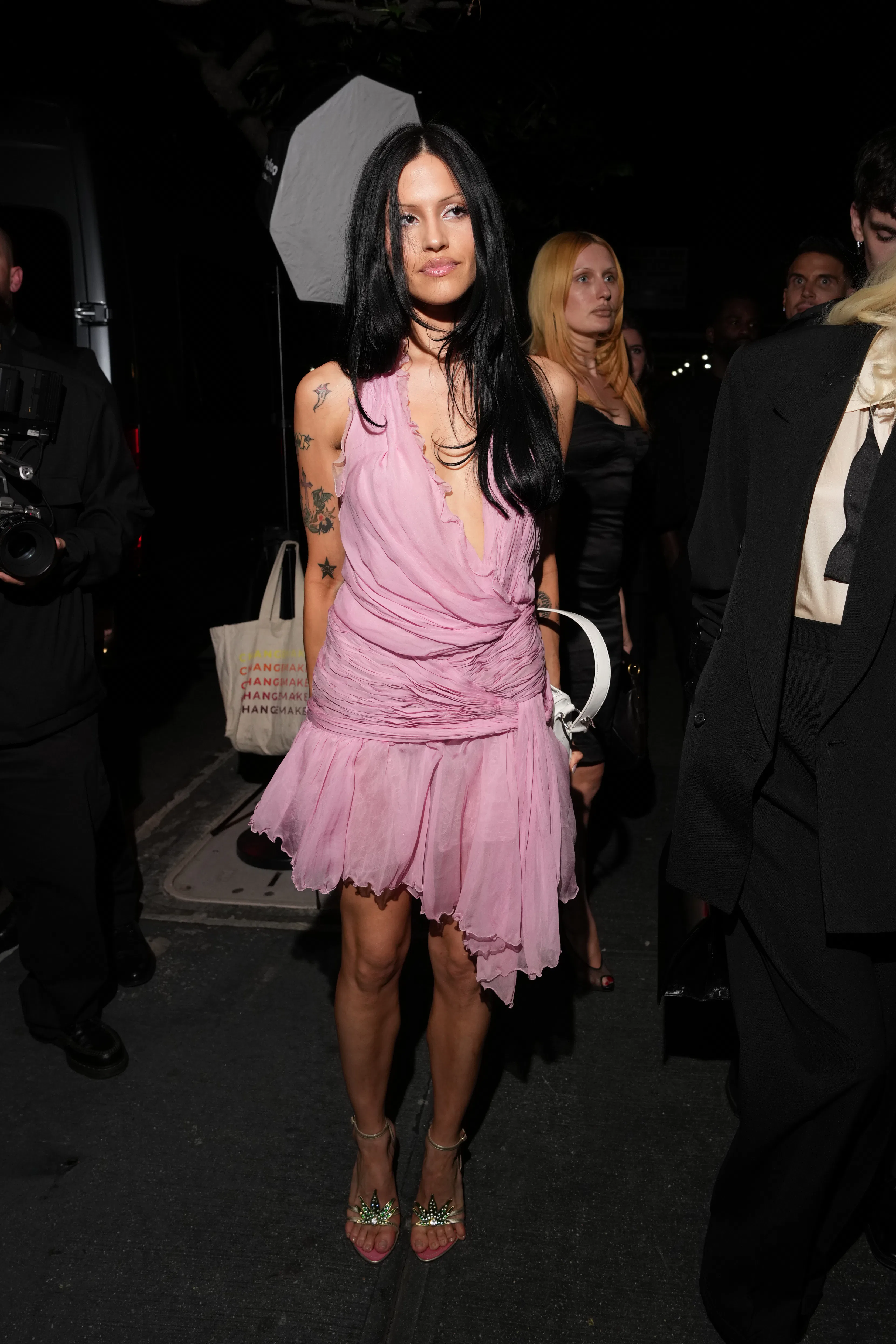 NEW YORK, NEW YORK - MAY 04: Gabbriette attends the Saint Laurent Met Gala after party at People's B...