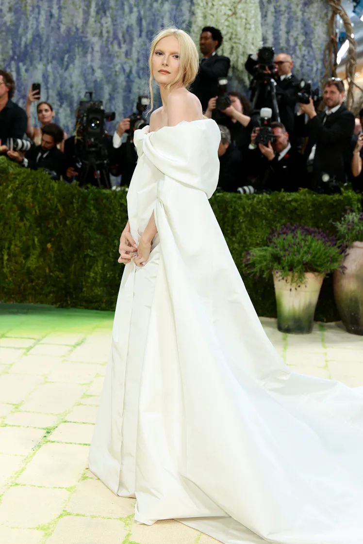 NEW YORK, NEW YORK - MAY 04: Alex Consani attends the 2026 Met Gala celebrating "Costume Art" at the...