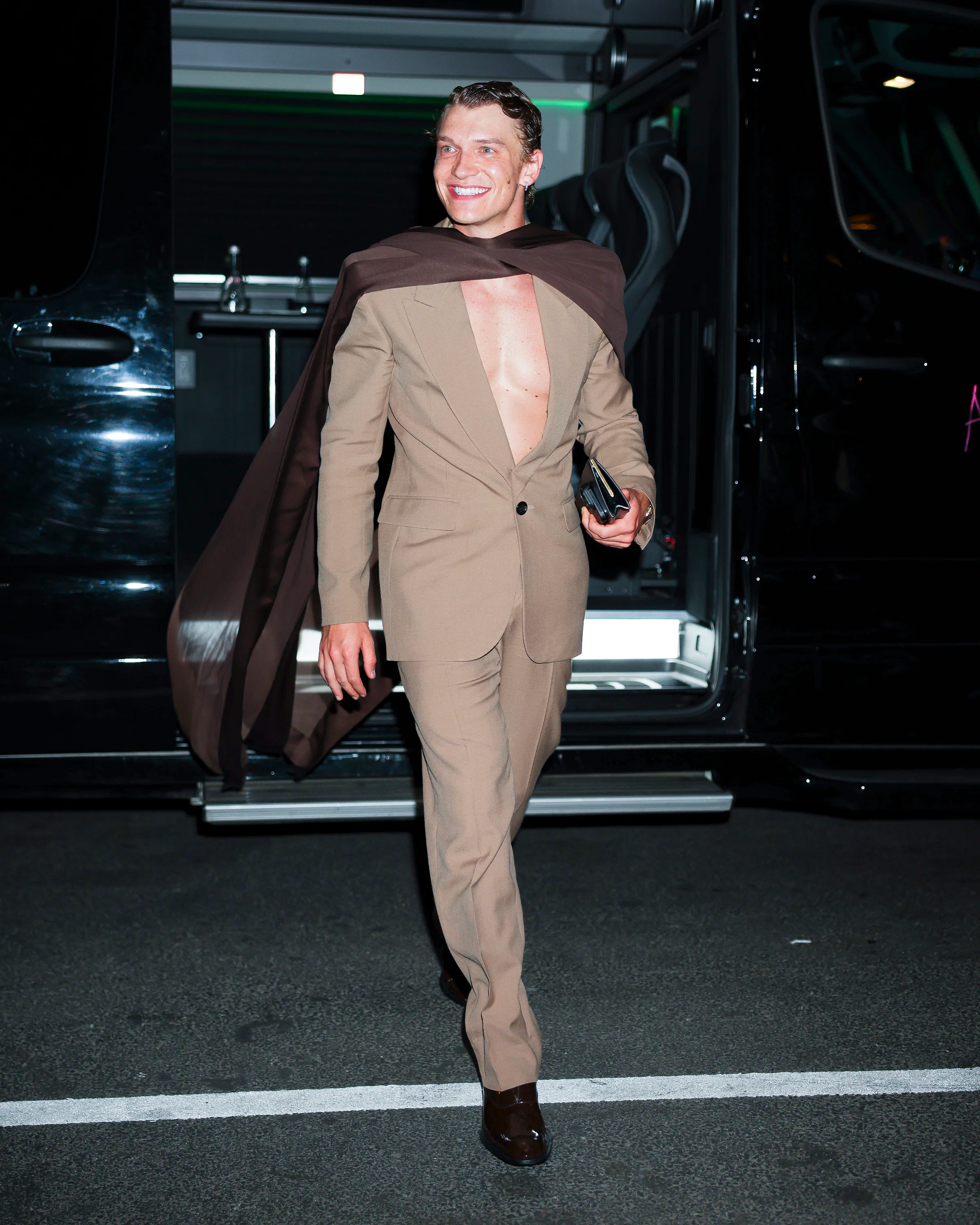 NEW YORK, NEW YORK - MAY 04: Connor Storrie seen at the GQ Met Gala After Party at The Twenty Two in...