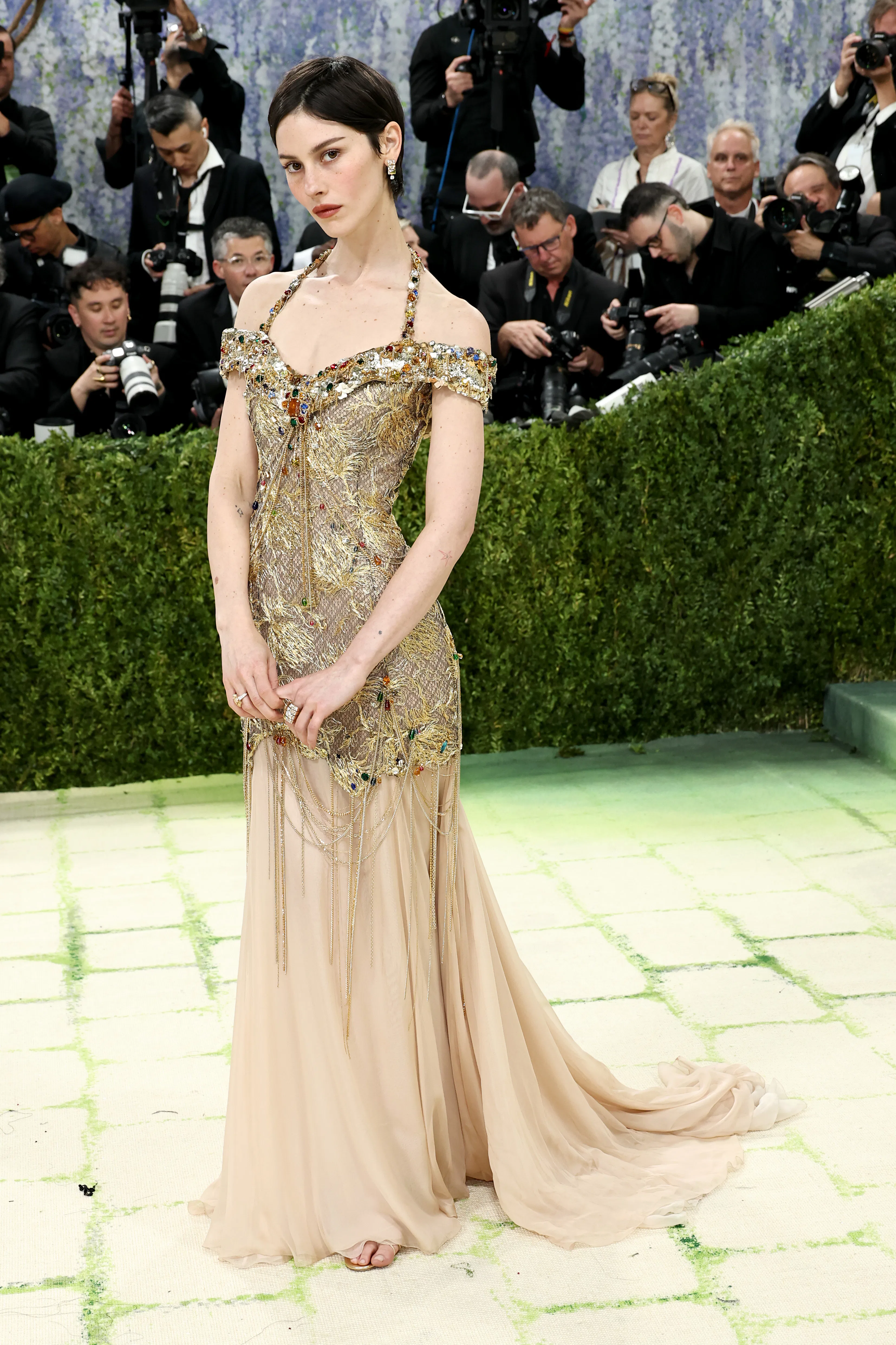 NEW YORK, NEW YORK - MAY 04: Gracie Abrams attends the 2026 Met Gala celebrating "Costume Art" at th...