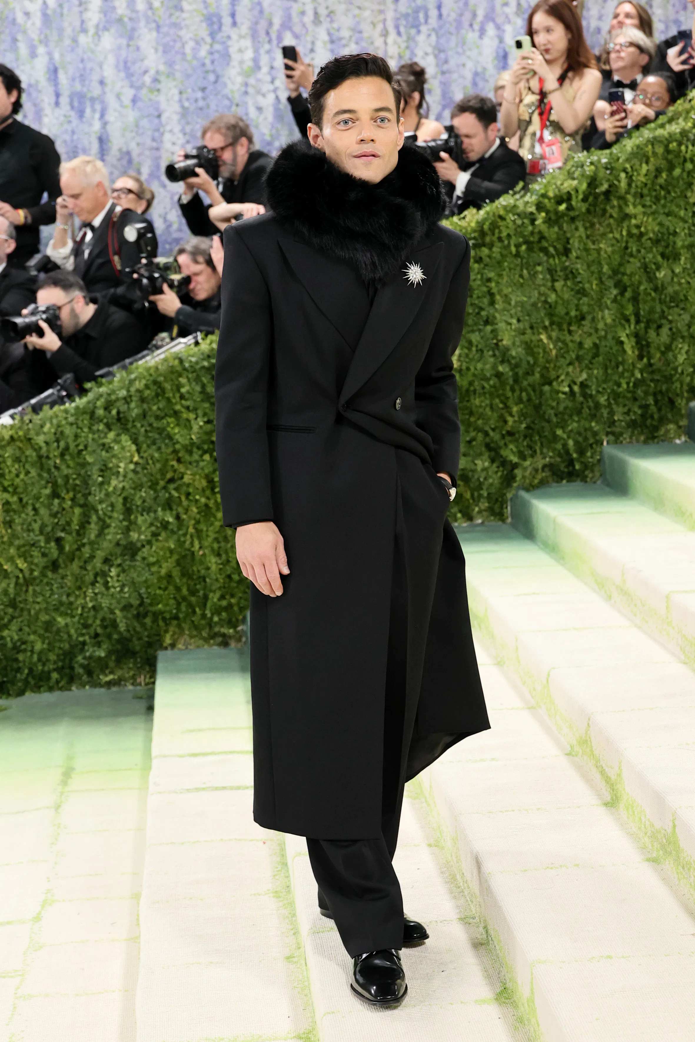 NEW YORK, NEW YORK - MAY 04: Rami Malek attends the 2026 Met Gala "costume art" On M...
