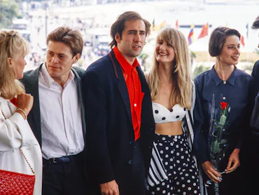 Willem Dafoe, Nicolas Cage, Laura Dern, Isabella Rossellini et David Lynch au Festival de Cannes, en...
