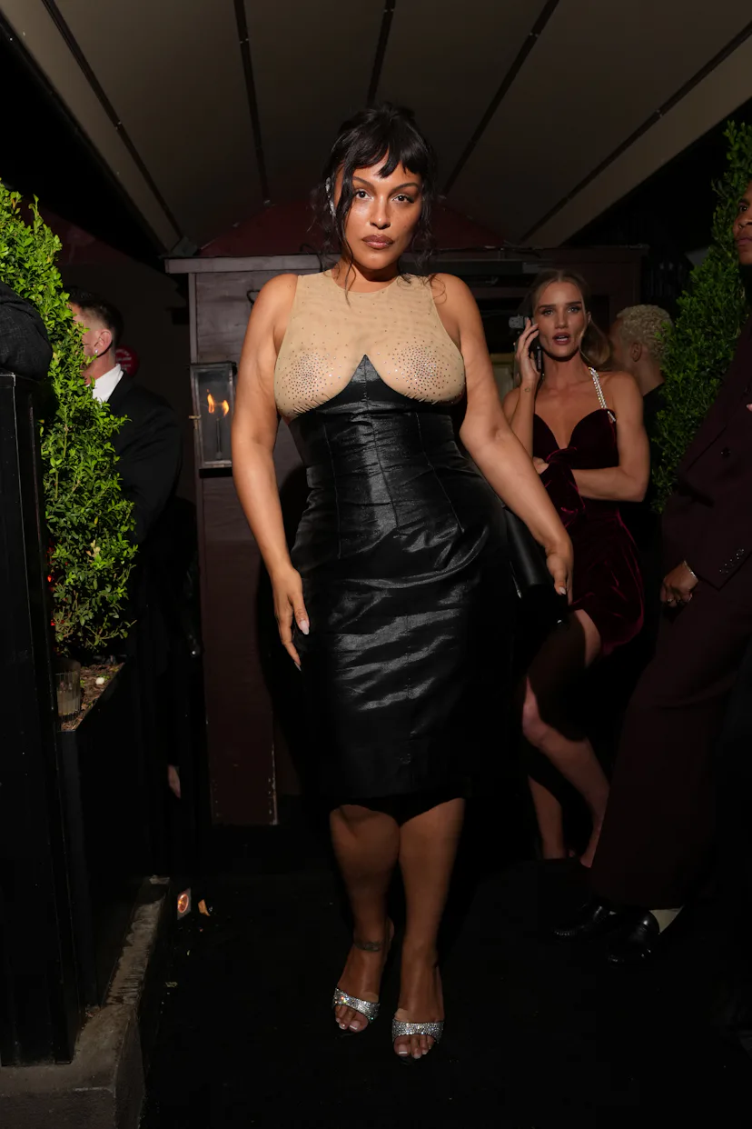 NEW YORK, NEW YORK - MAY 04: Paloma Elsesser attends the Saint Laurent Met Gala after party at Peopl...