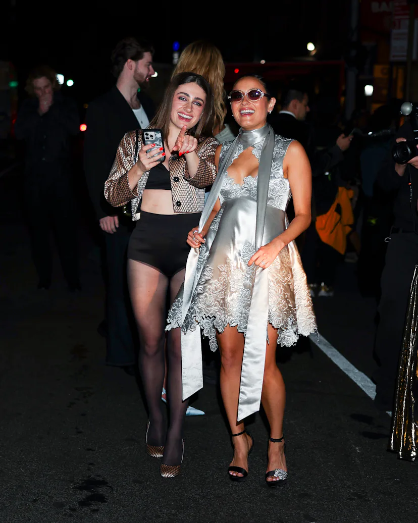 NEW YORK, NEW YORK - MAY 04: Rachel Sennott and Chase Sui Wonders seen at the GQ Met Gala After Part...