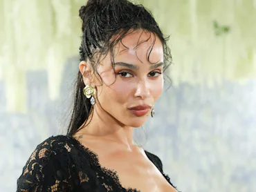 NEW YORK, NEW YORK - MAY 04: Zoe Kravitz attends the 2026 Met Gala celebrating "Costume Art" at the ...