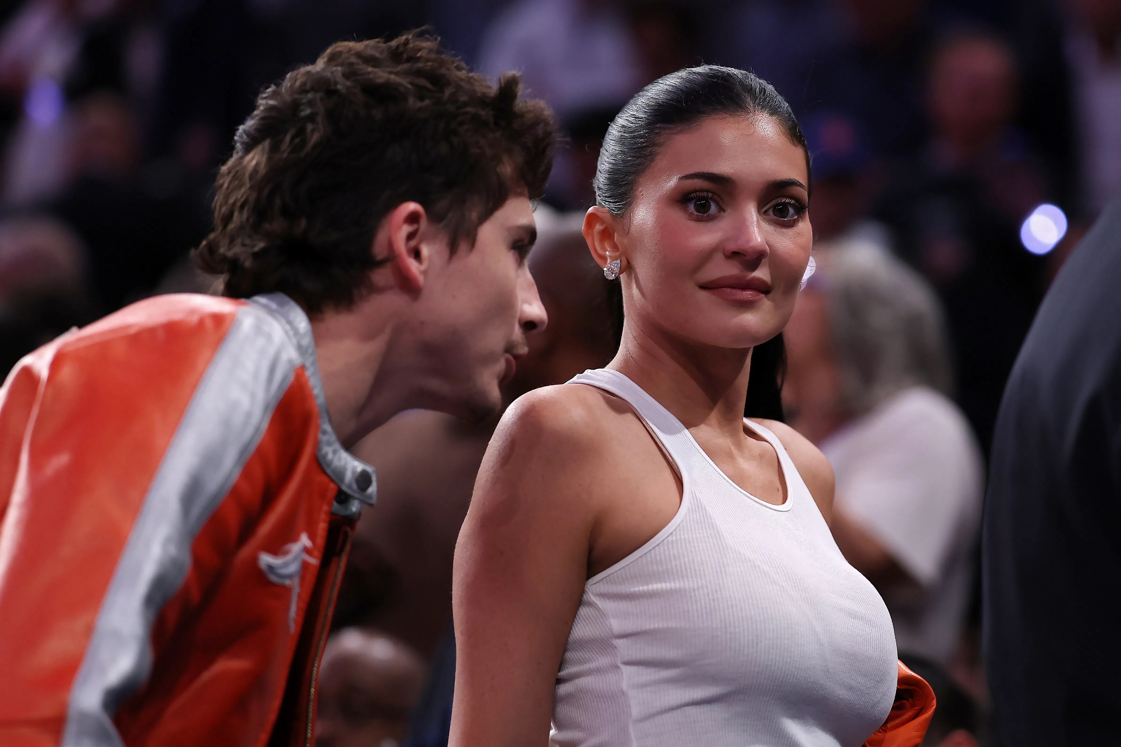 Kylie Jenner's Stylish Knicks Game Look 