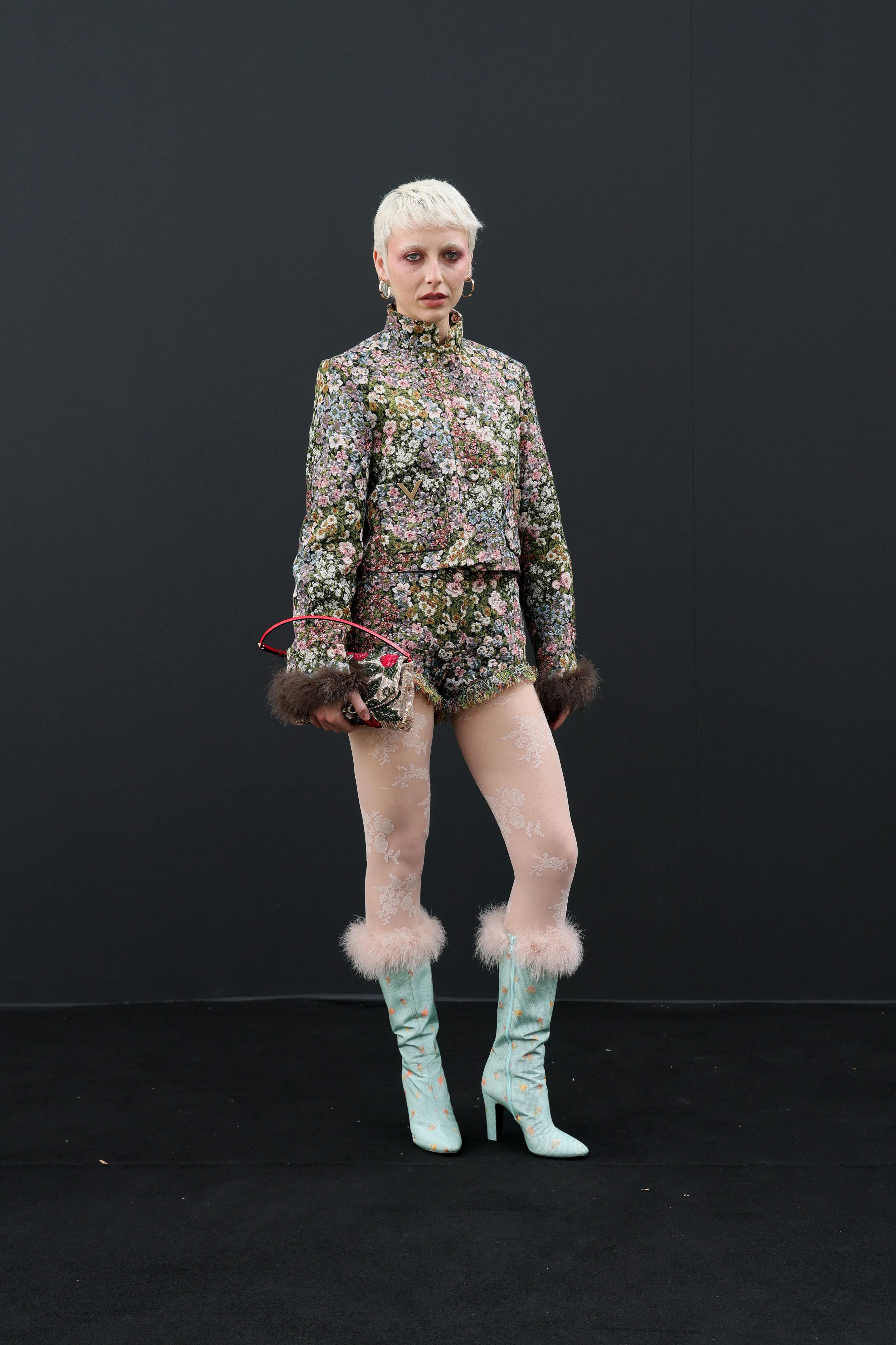 Emma Chamberlain at fashion week