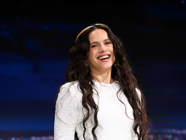 Rosalía With Long Brown Hair