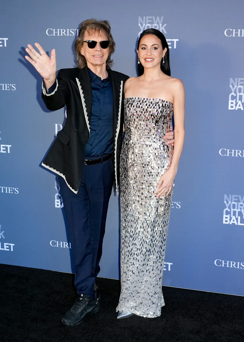 Mick Jagger and Melanie Hamrick at the New York City Ballet 2026 Spring Gala held at David H. Koch T...