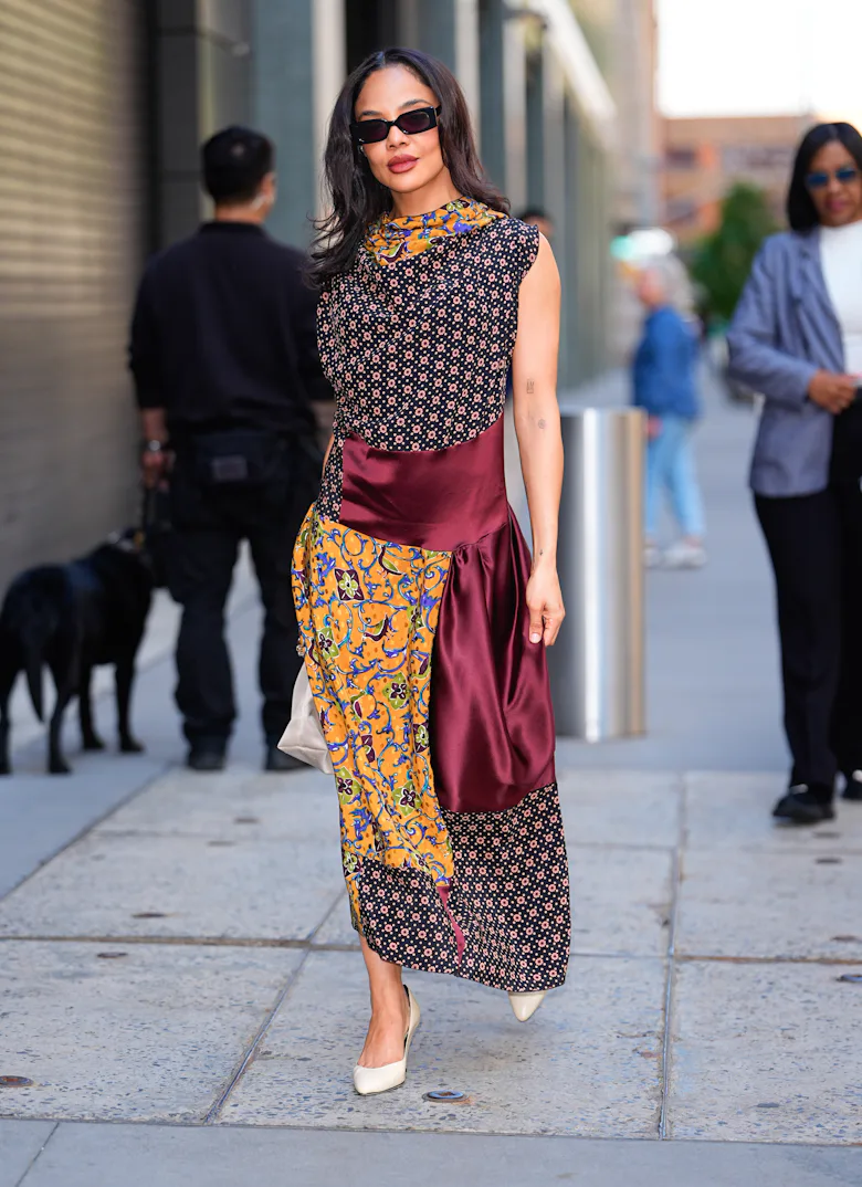 Tessa Thompson Stuns in a Summer Dress Blooming with Floral Patterns Tessa Thompson Stuns in a Summer Dress Blooming with Floral Patterns