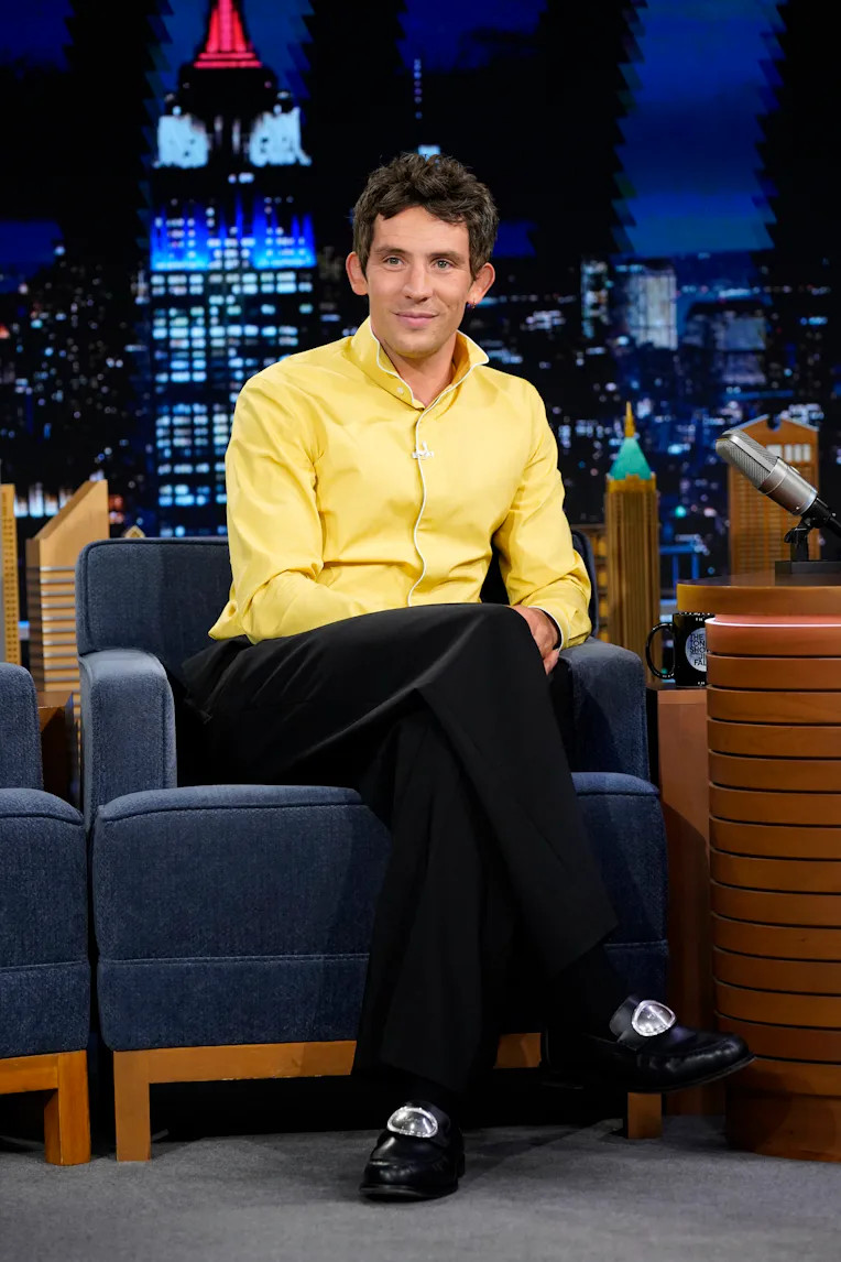 THE TONIGHT SHOW STARRING JIMMY FALLON -- Episode 2302 -- Pictured: Actor Josh O'Connor during an in...