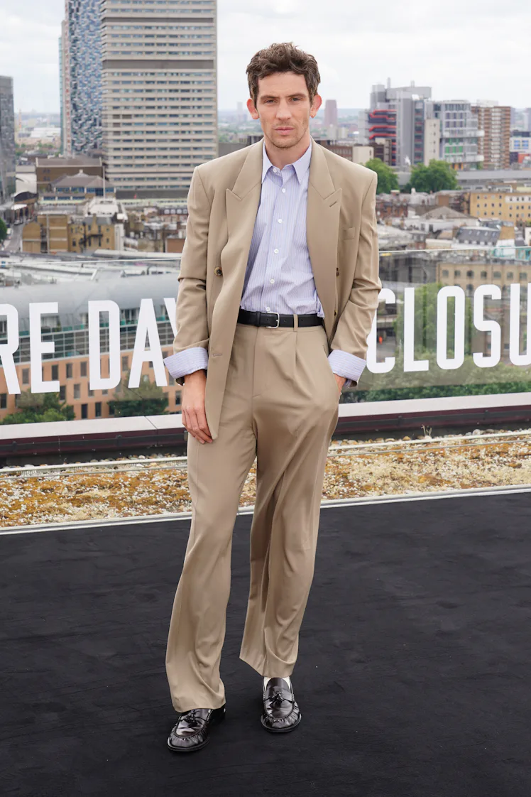 Josh O'Connor during a photocall for Disclosure Day, at Rose Court in Southwark, south east London. ...