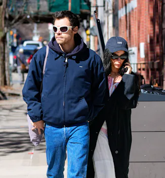 Zoë Kravitz and Harry Styles were seen with matching "Let it rip" tattoos.