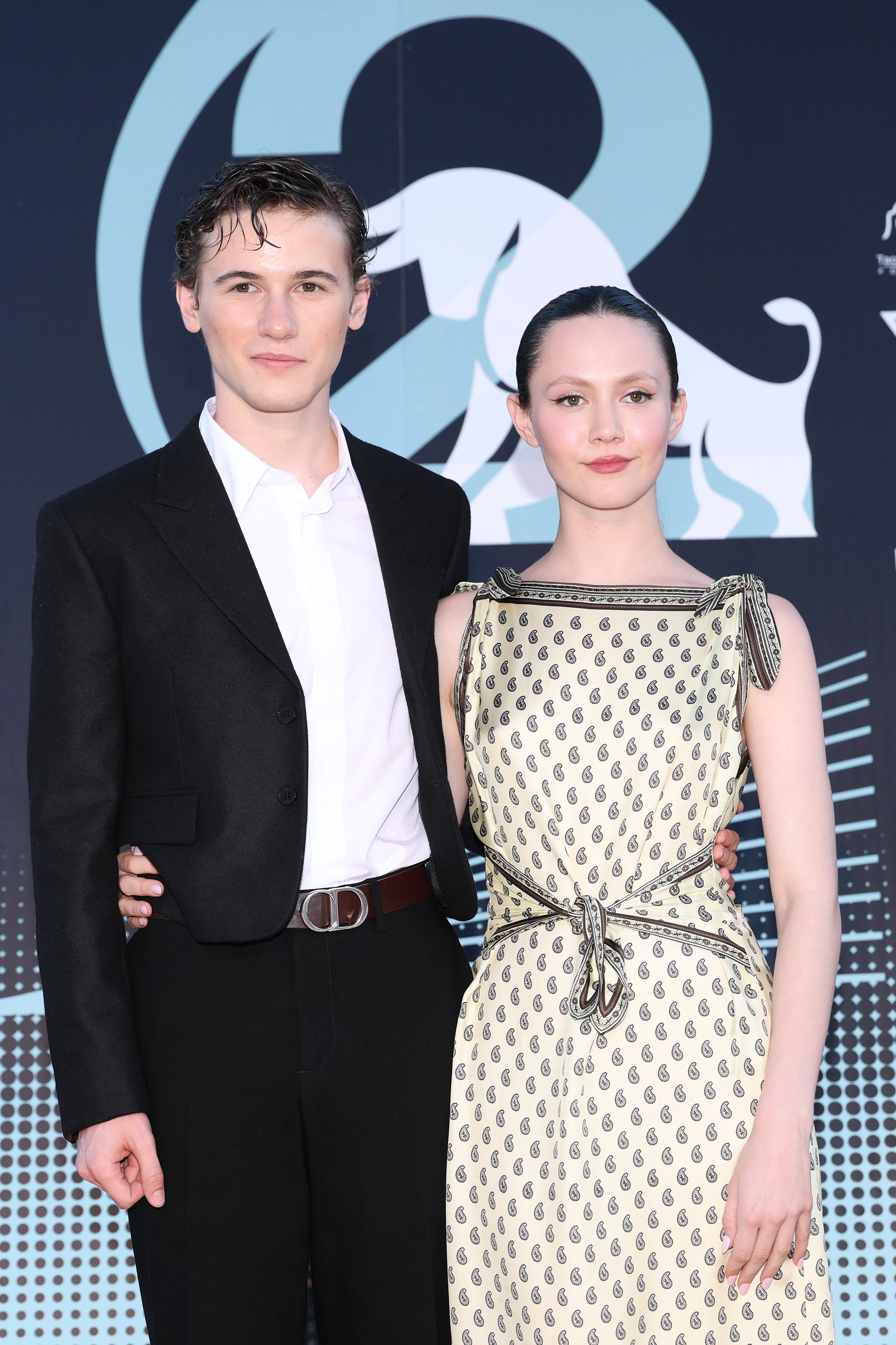 Iris Apatow & Sam Nivola Bring a Bit of Gen Z Elegance to an Italian Red Carpet