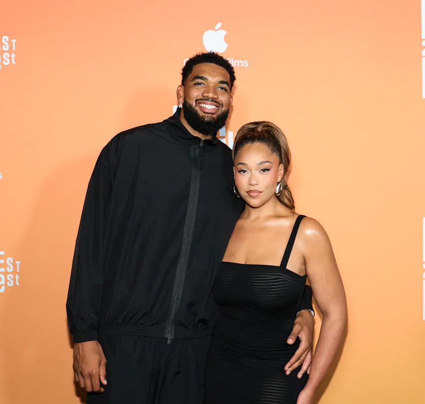 Karl-Anthony Towns revealed how Jordyn Woods reacted to the New York Knicks' suggested sex ban durin...