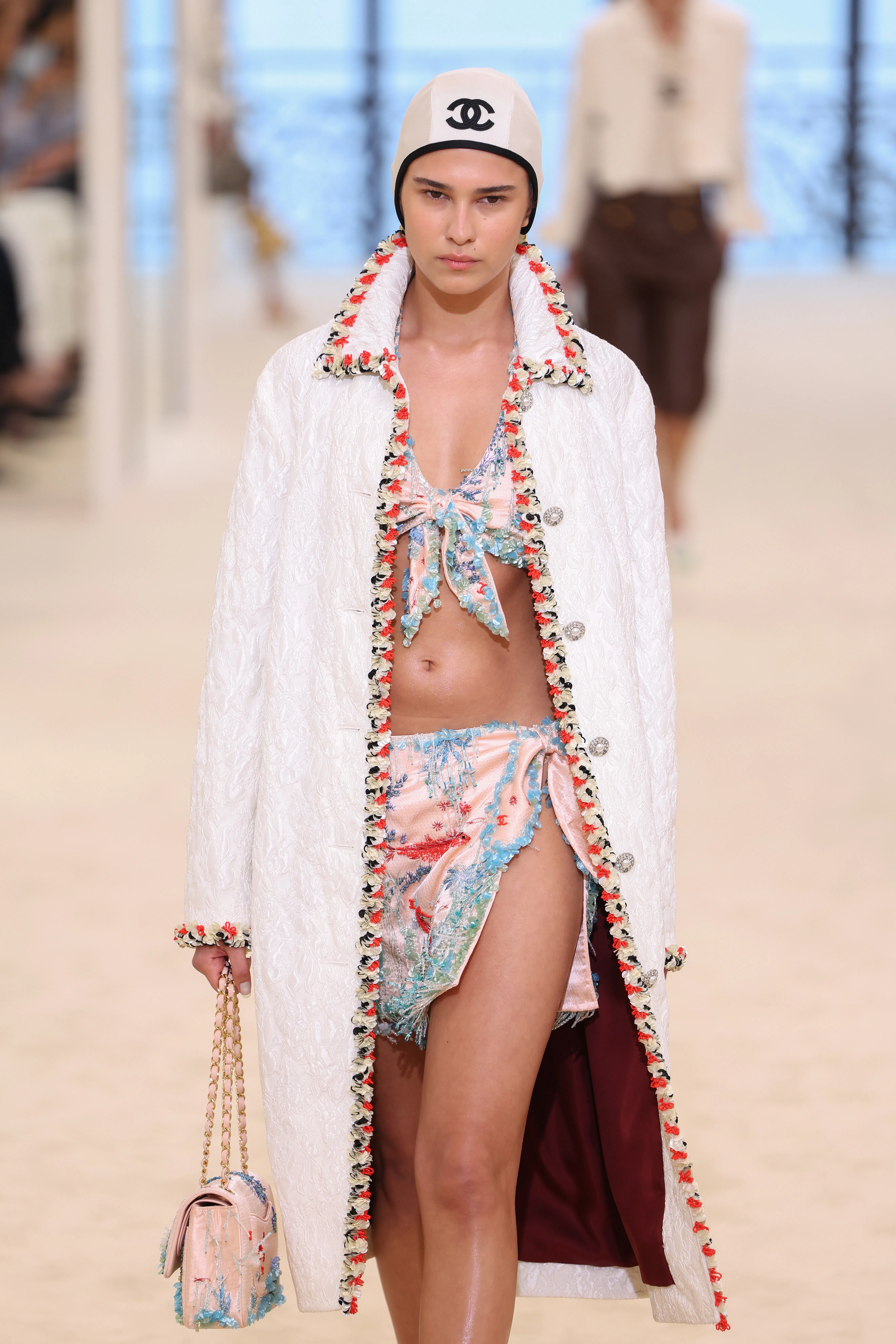 BIARRITZ, FRANCE - APRIL 28: A model walks the runway during the Chanel Cruise 2026/27 on April 28, ...