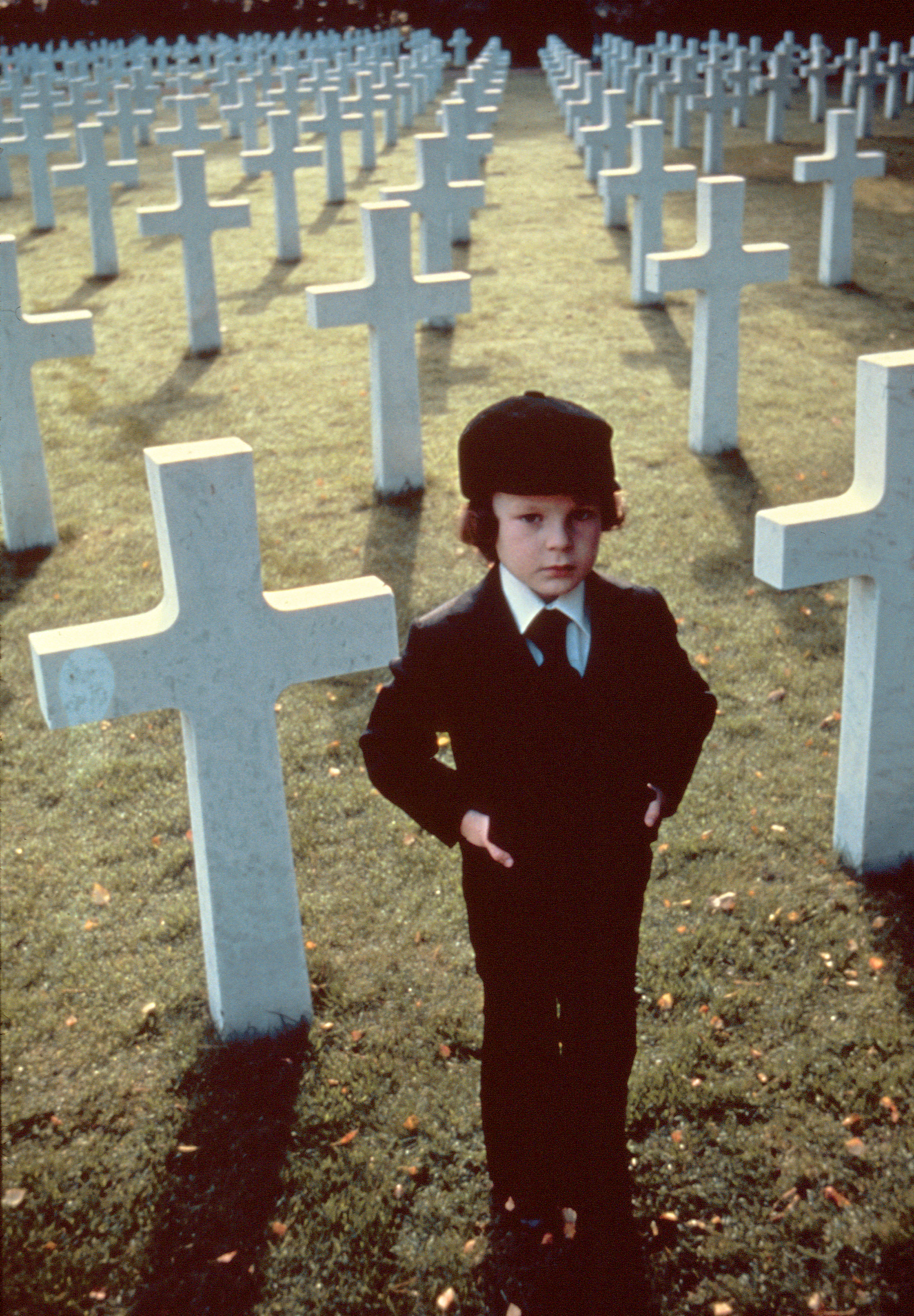 British actor Harvey Stephens on the set of The Omen, directed by Richard Donner. (Photo by Twentiet...