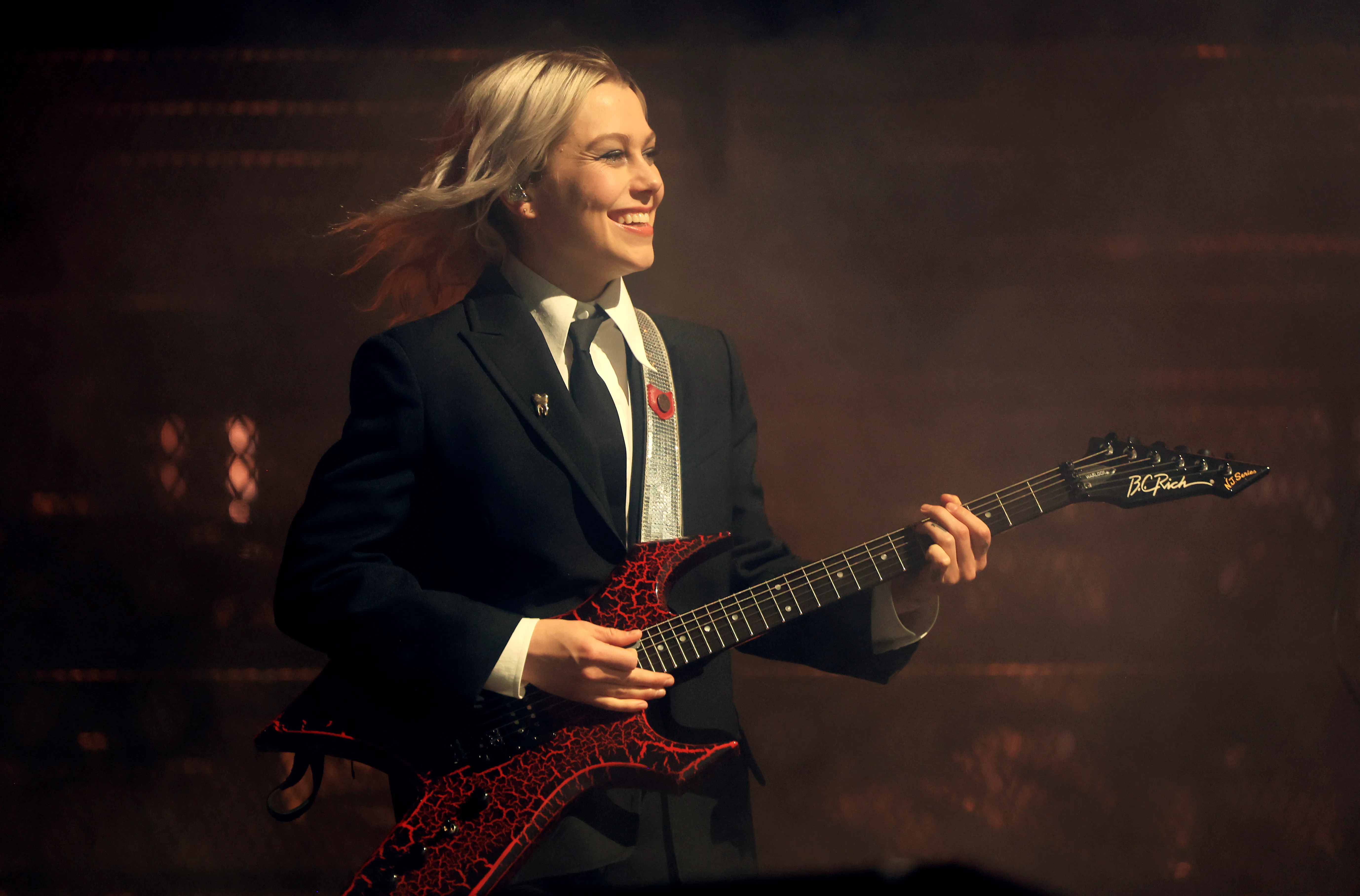Phoebe Bridgers of boygenius performs onstage at the 2023 Coachella Valley Music & Arts Festival on ...