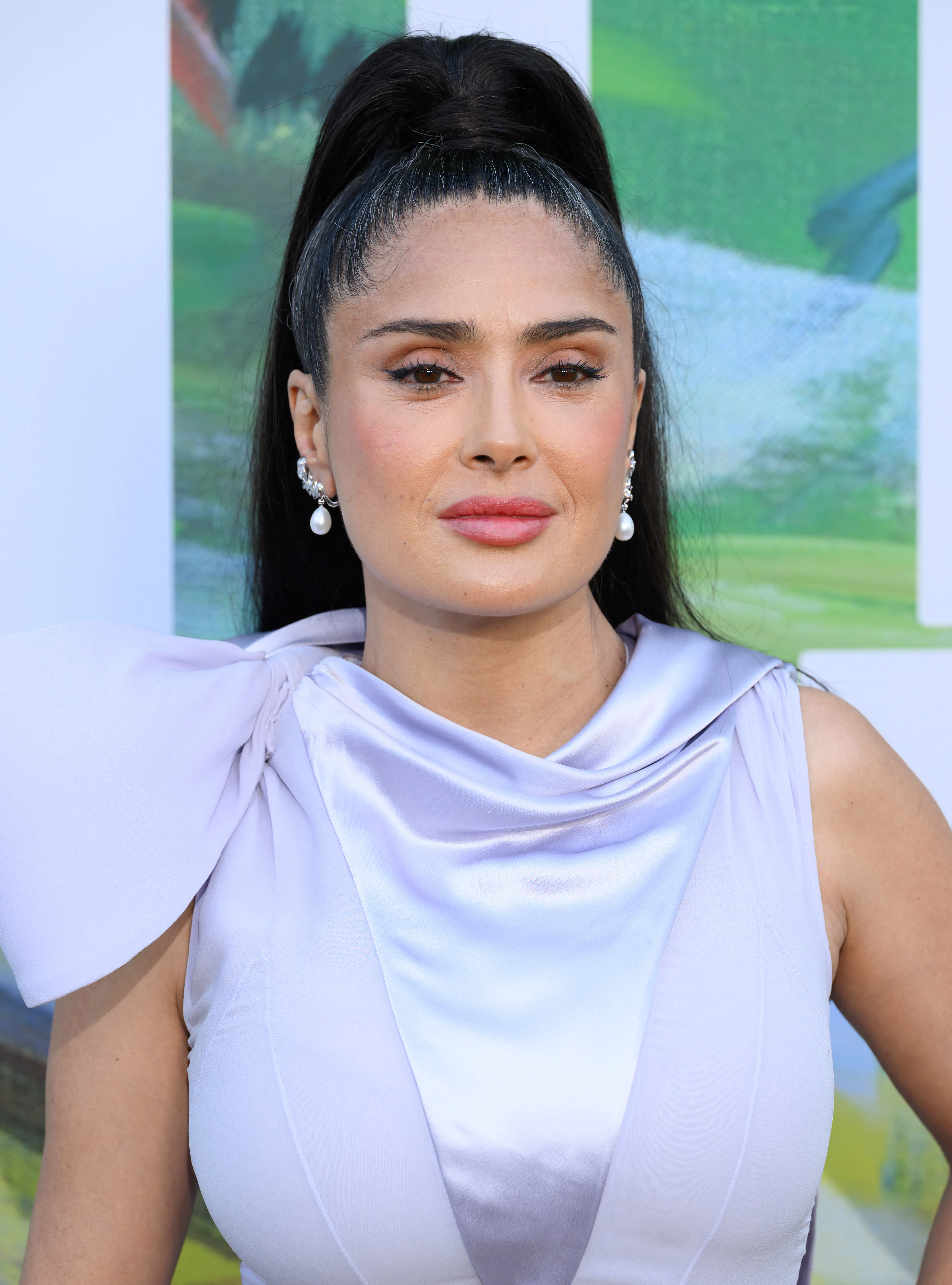 Salma Hayek with a high ponytail at the 2026 Serpentine Summer Party