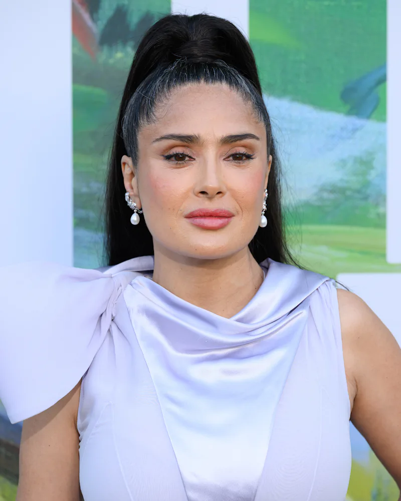 Salma Hayek with a high ponytail at the 2026 Serpentine Summer Party
