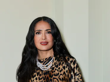 Salma Hayek with wavy hair