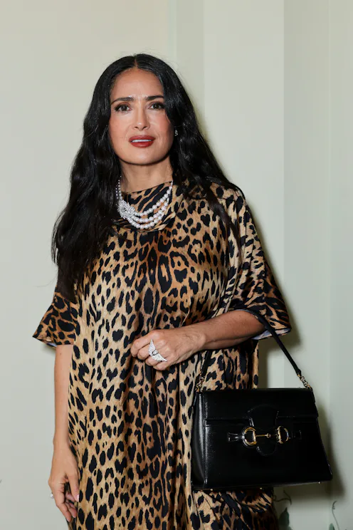 Salma Hayek with wavy hair