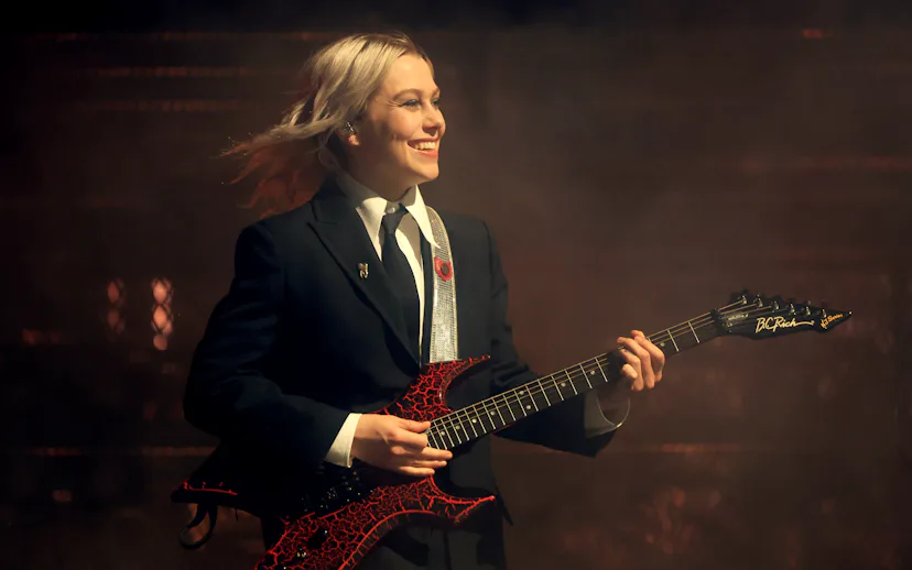 Phoebe Bridgers of boygenius performs onstage at the 2023 Coachella Valley Music & Arts Festival on ...